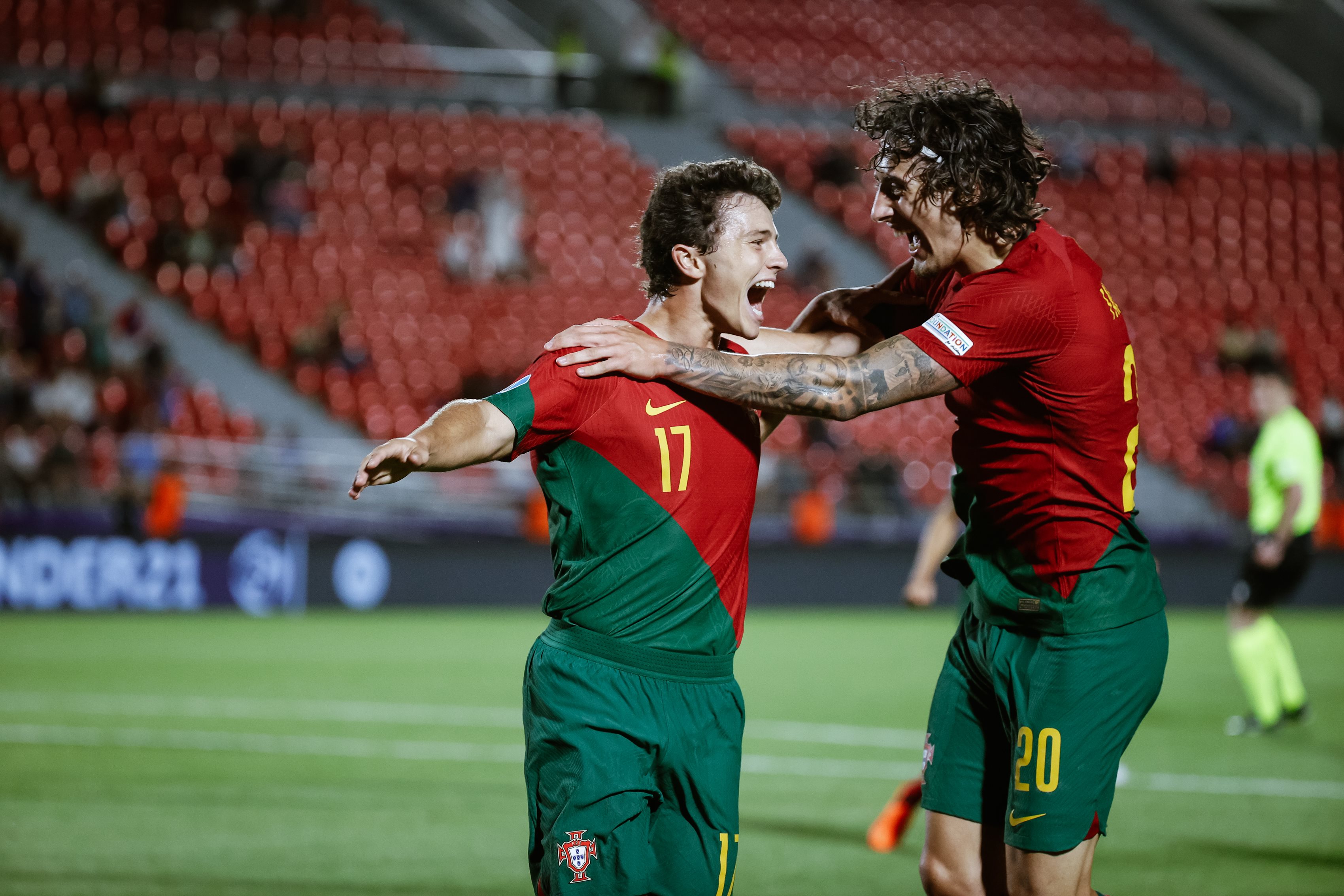 Portugal Bélgica Europeu Sub-21 João Neves - SL Benfica